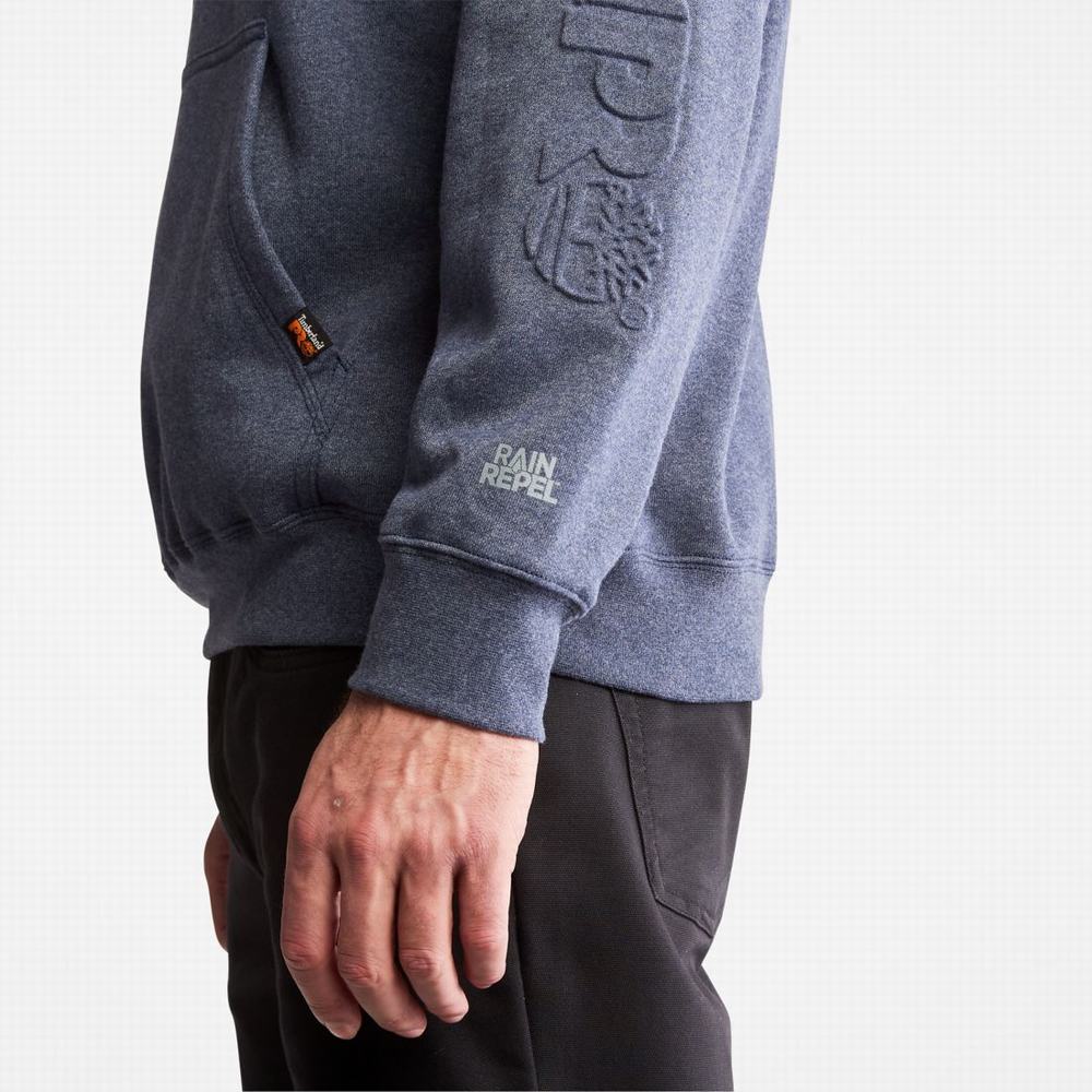 Pánské Mikiny S Kapucí Timberland PRO® Hood Honcho Sport Embossed Logo Pullover Tmavě Blankyt | TI39208-736