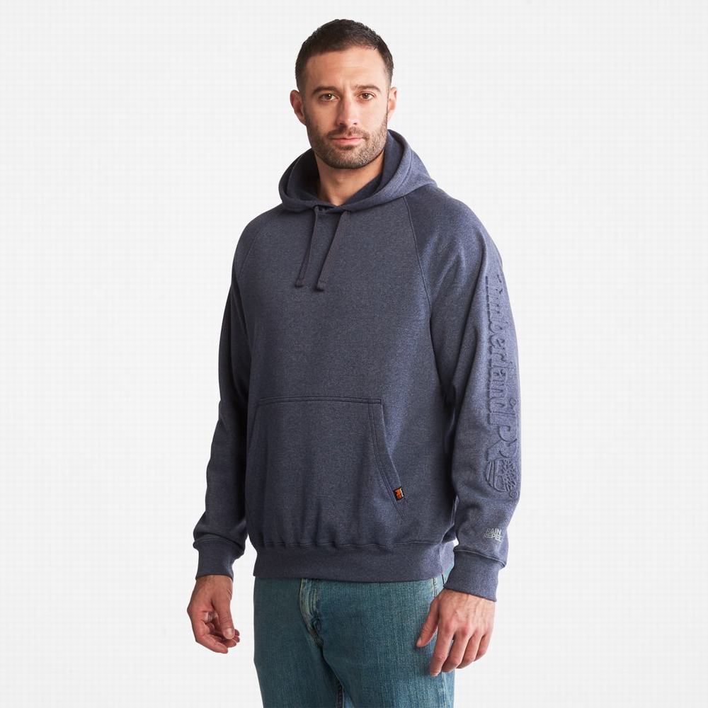 Pánské Mikiny S Kapucí Timberland PRO® Hood Honcho Sport Embossed Logo Pullover Tmavě Blankyt | TI39208-736