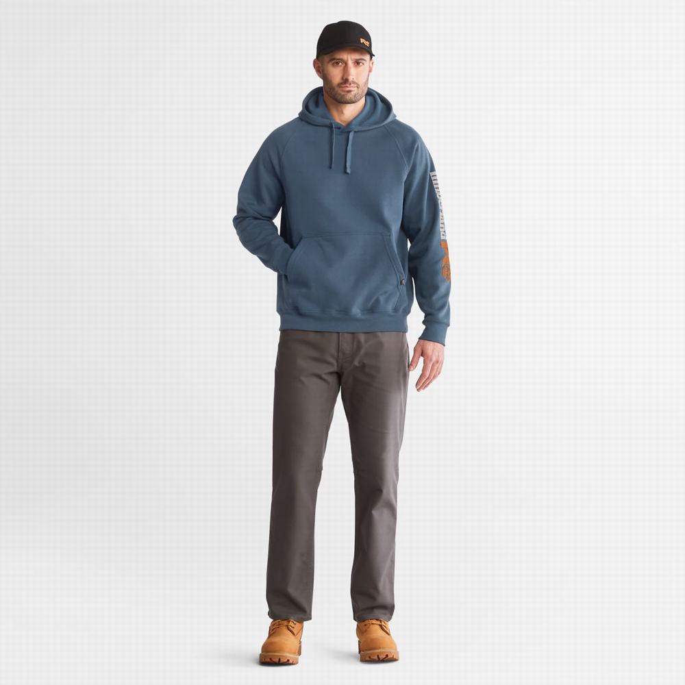 Pánské Mikiny S Kapucí Timberland PRO® Hood Honcho Sport Indigo | TI50637-143