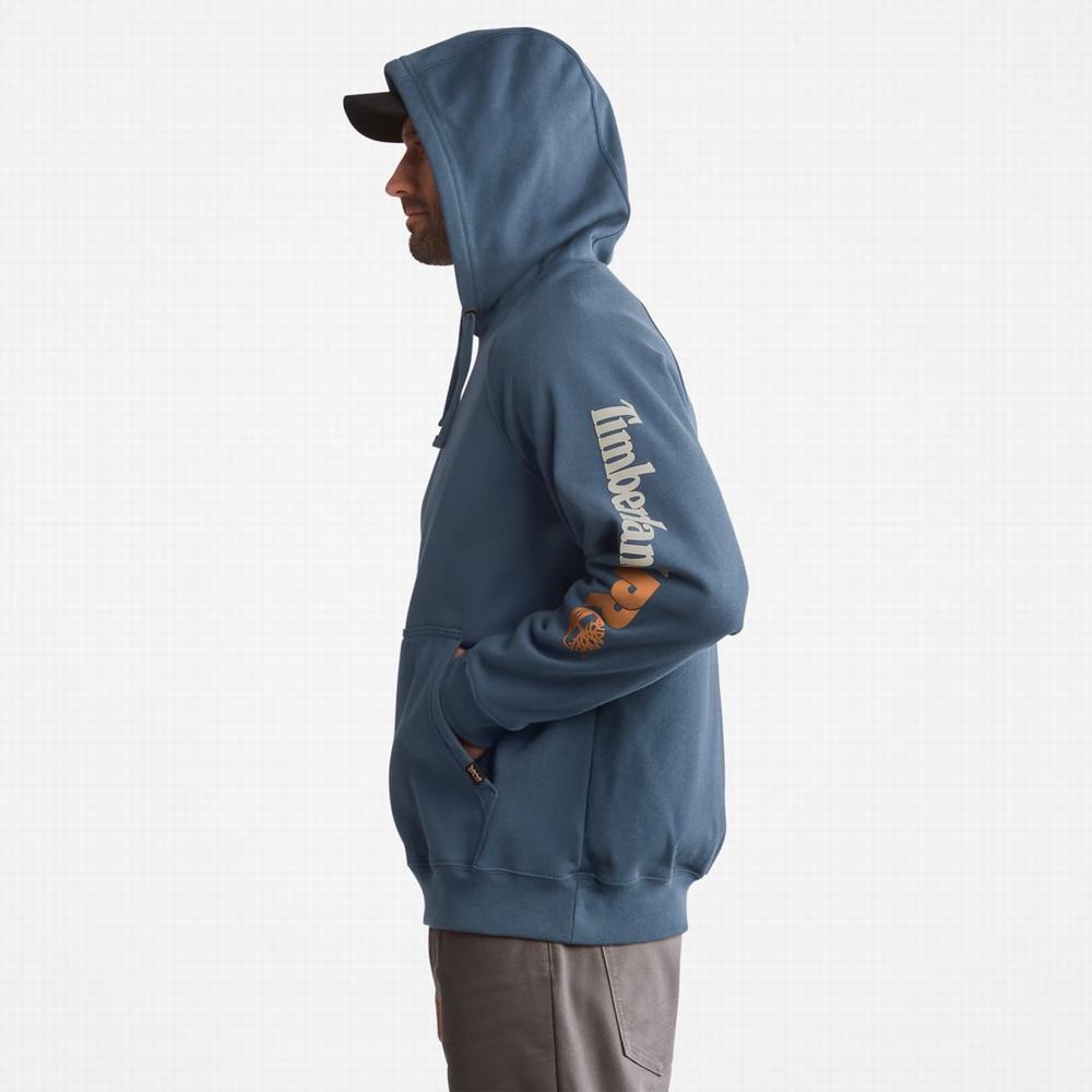 Pánské Mikiny S Kapucí Timberland PRO® Hood Honcho Sport Indigo | TI50637-143