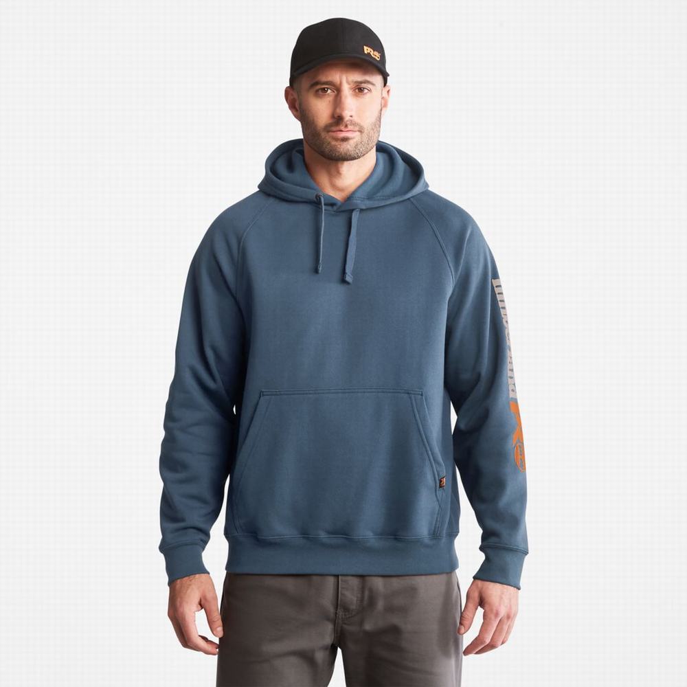 Pánské Mikiny S Kapucí Timberland PRO® Hood Honcho Sport Indigo | TI50637-143