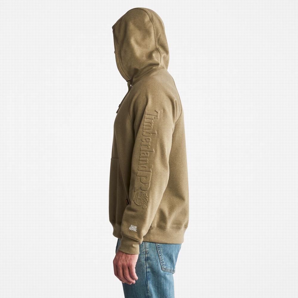 Pánské Mikiny S Kapucí Timberland PRO® Hood Honcho Sport Embossed Logo Pullover Olivy Zelené | TI62801-498
