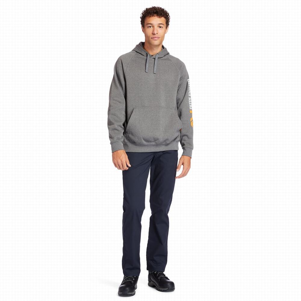Pánské Mikiny S Kapucí Timberland PRO® Hood Honcho Sport Tmavě Šedé | TI72086-974
