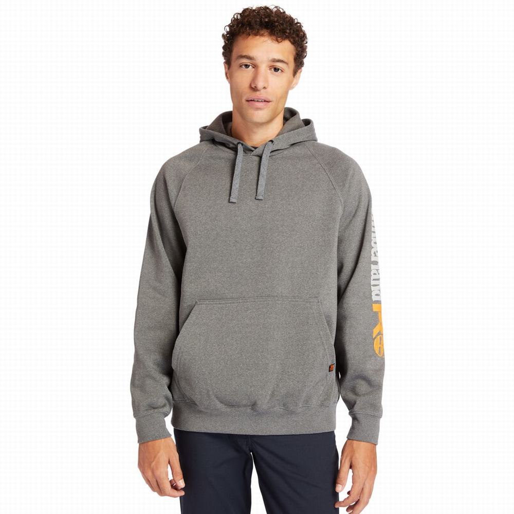 Pánské Mikiny S Kapucí Timberland PRO® Hood Honcho Sport Tmavě Šedé | TI72086-974