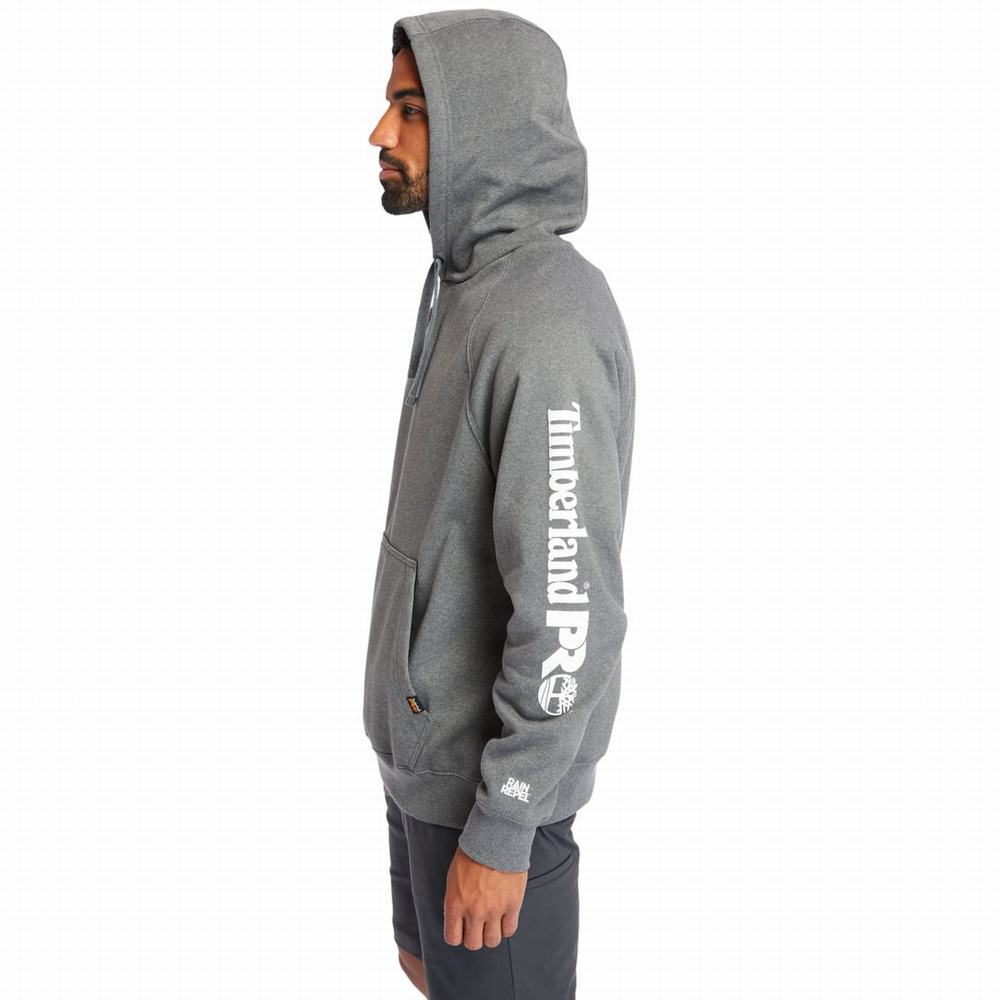 Pánské Mikiny S Kapucí Timberland PRO® Hood Honcho Sport Tmavě Šedé Bílé | TI85671-036
