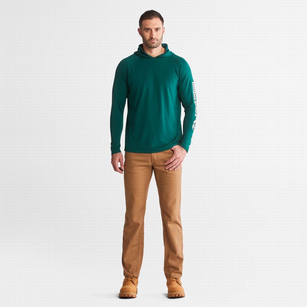Pánské Mikiny S Kapucí Timberland PRO® Wicking Good Hnědé | TI30725-316