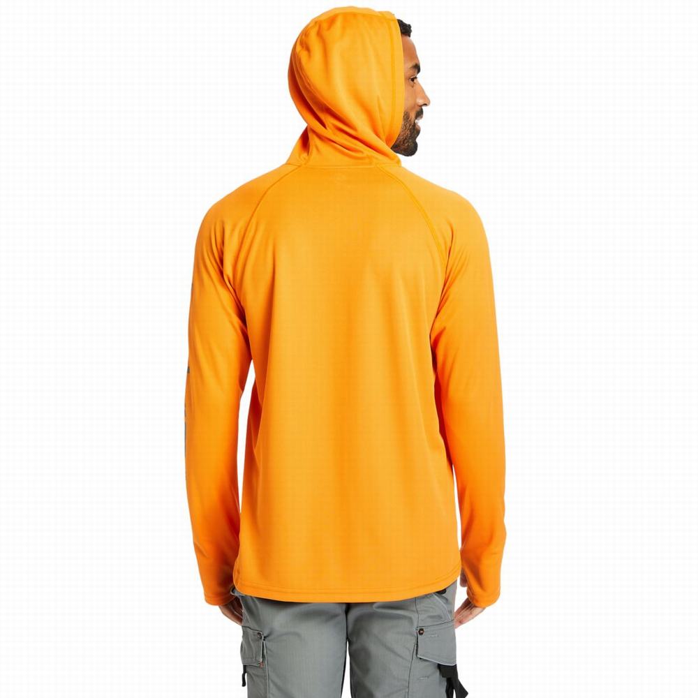 Pánské Mikiny S Kapucí Timberland PRO® Wicking Good Oranžové | TI35128-547