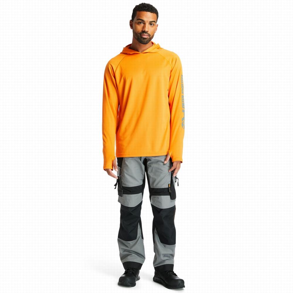 Pánské Mikiny S Kapucí Timberland PRO® Wicking Good Oranžové | TI35128-547