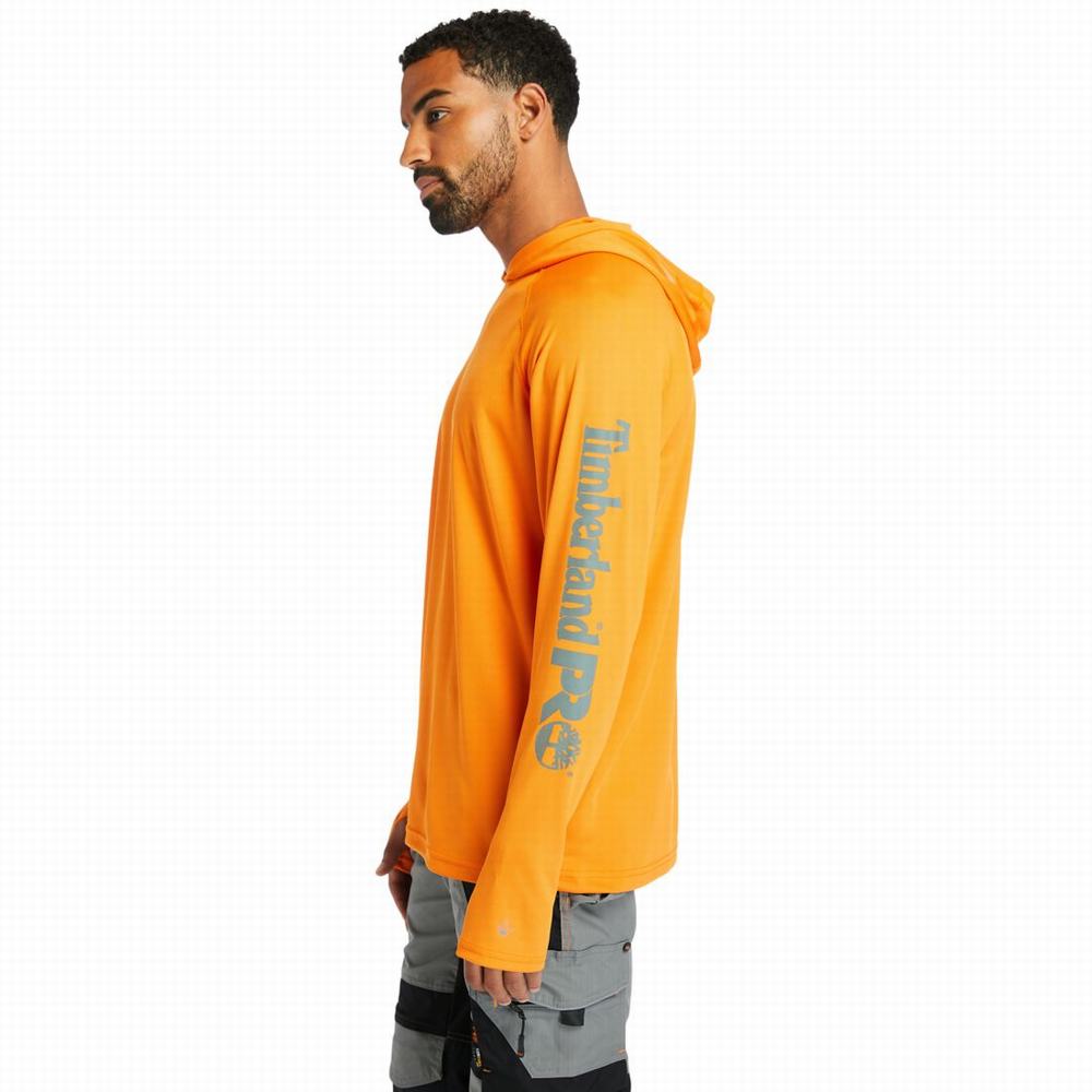 Pánské Mikiny S Kapucí Timberland PRO® Wicking Good Oranžové | TI35128-547