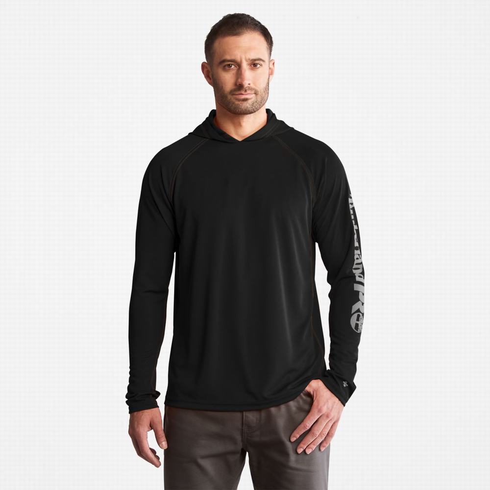 Pánské Mikiny S Kapucí Timberland PRO® Wicking Good Černé | TI47203-627