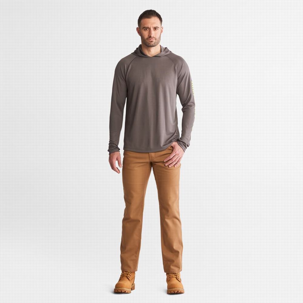 Pánské Mikiny S Kapucí Timberland PRO® Wicking Good Pewter | TI57162-056