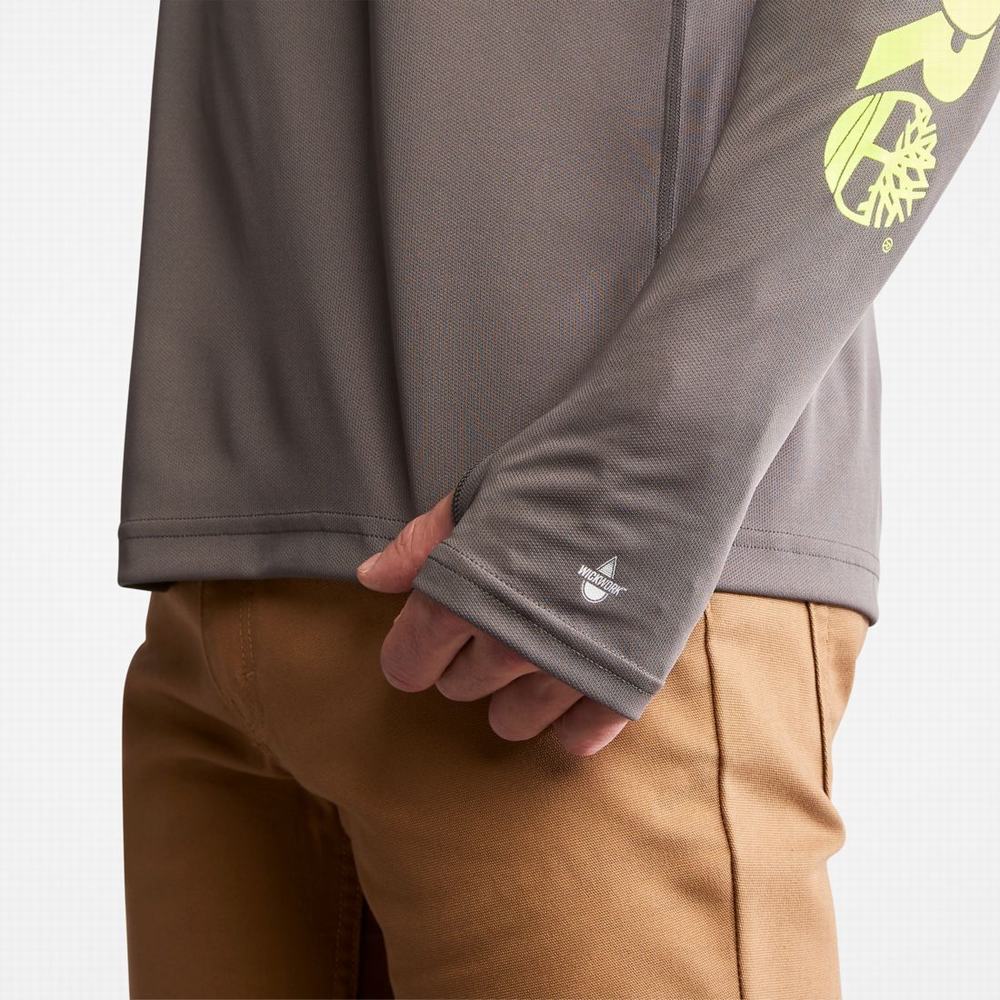 Pánské Mikiny S Kapucí Timberland PRO® Wicking Good Pewter | TI57162-056