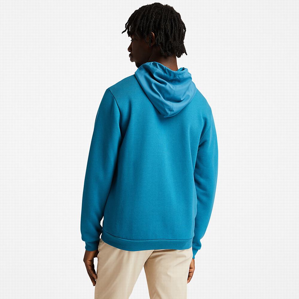 Pánské Mikiny S Kapucí Timberland Re-Pohodlí EK+ Zip Tyrkysové | TI14630-237