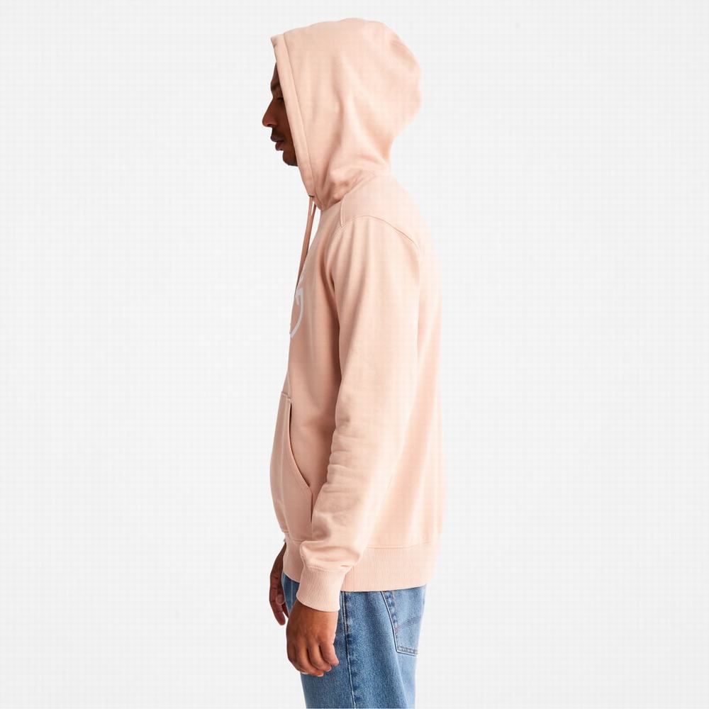 Pánské Mikiny S Kapucí Timberland Tree-Logo Růžové | TI16798-107
