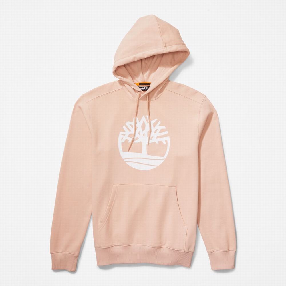 Pánské Mikiny S Kapucí Timberland Tree-Logo Růžové | TI16798-107