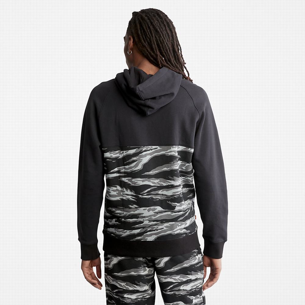 Pánské Mikiny S Kapucí Timberland White Tiger Print Zelene | TI27136-570