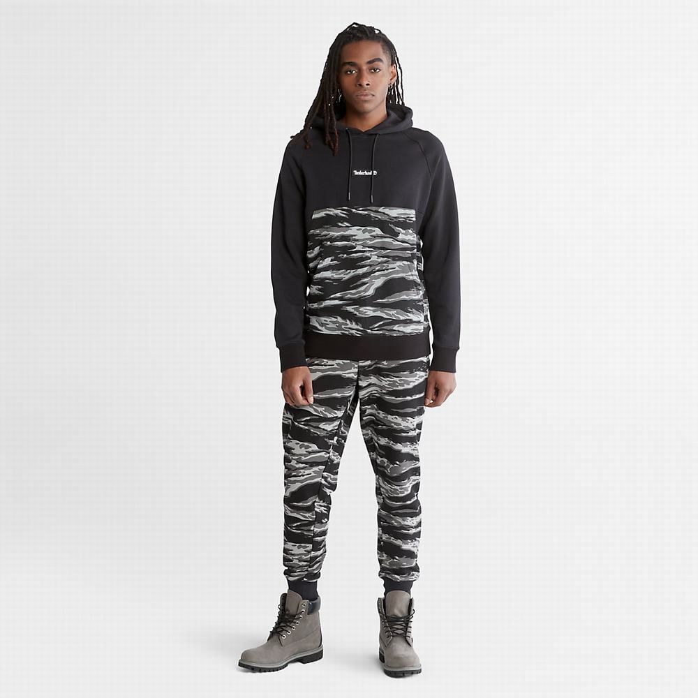 Pánské Mikiny S Kapucí Timberland White Tiger Print Zelene | TI27136-570