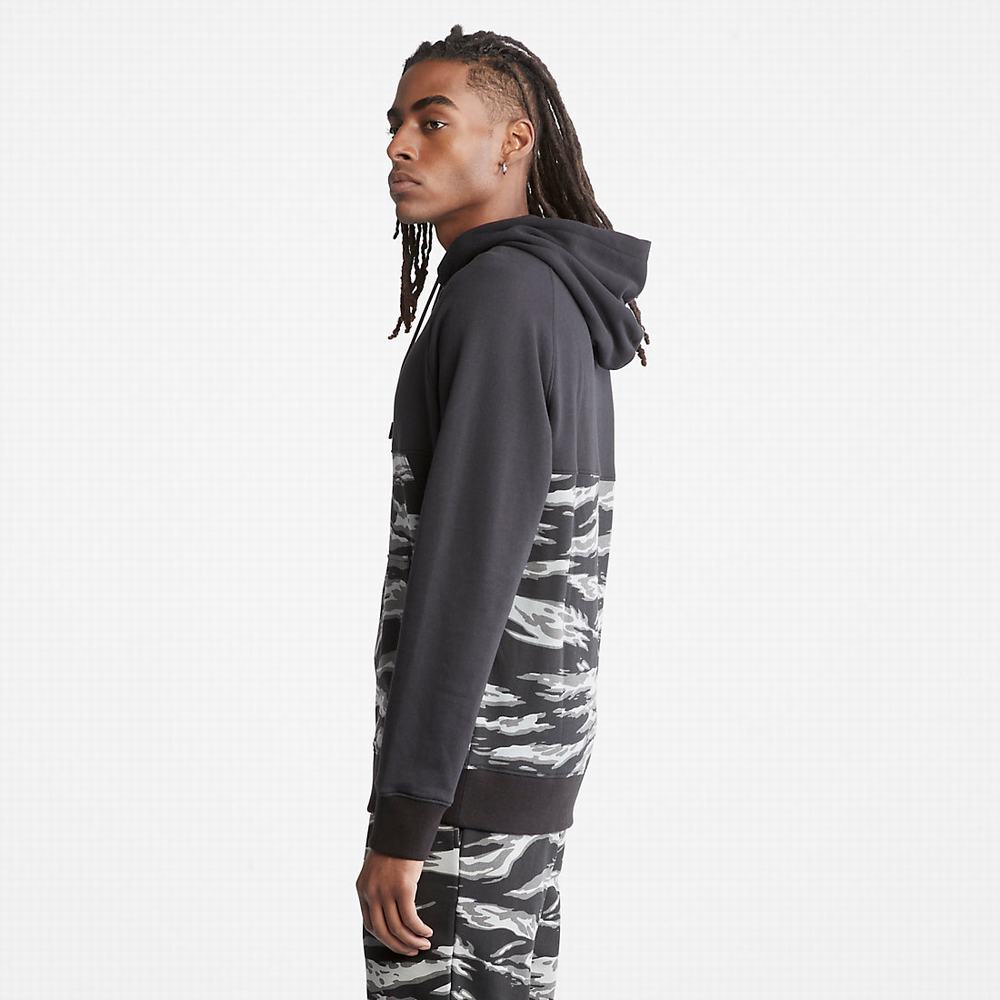 Pánské Mikiny S Kapucí Timberland White Tiger Print Zelene | TI27136-570