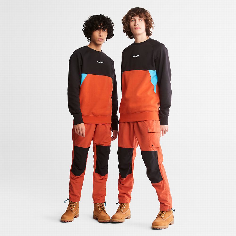 Pánské Mikiny Timberland Cut-and-sew Oranžové | TI38207-360