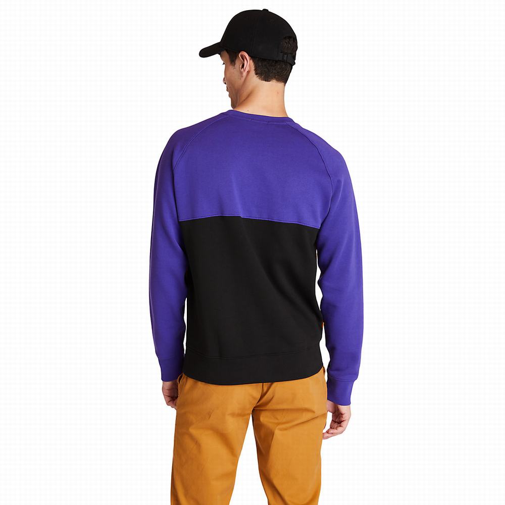 Pánské Mikiny Timberland Cut-and-sew Tmavě Blankyt | TI26984-632