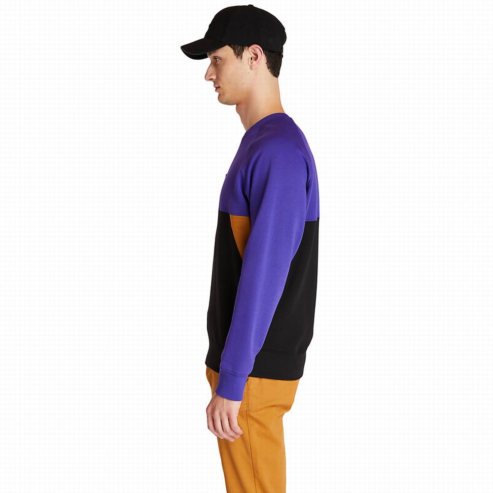 Pánské Mikiny Timberland Cut-and-sew Tmavě Blankyt | TI26984-632