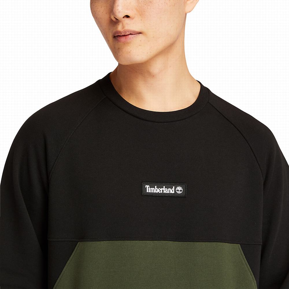 Pánské Mikiny Timberland Cut-and-sew Tmavě Zelene | TI43210-594