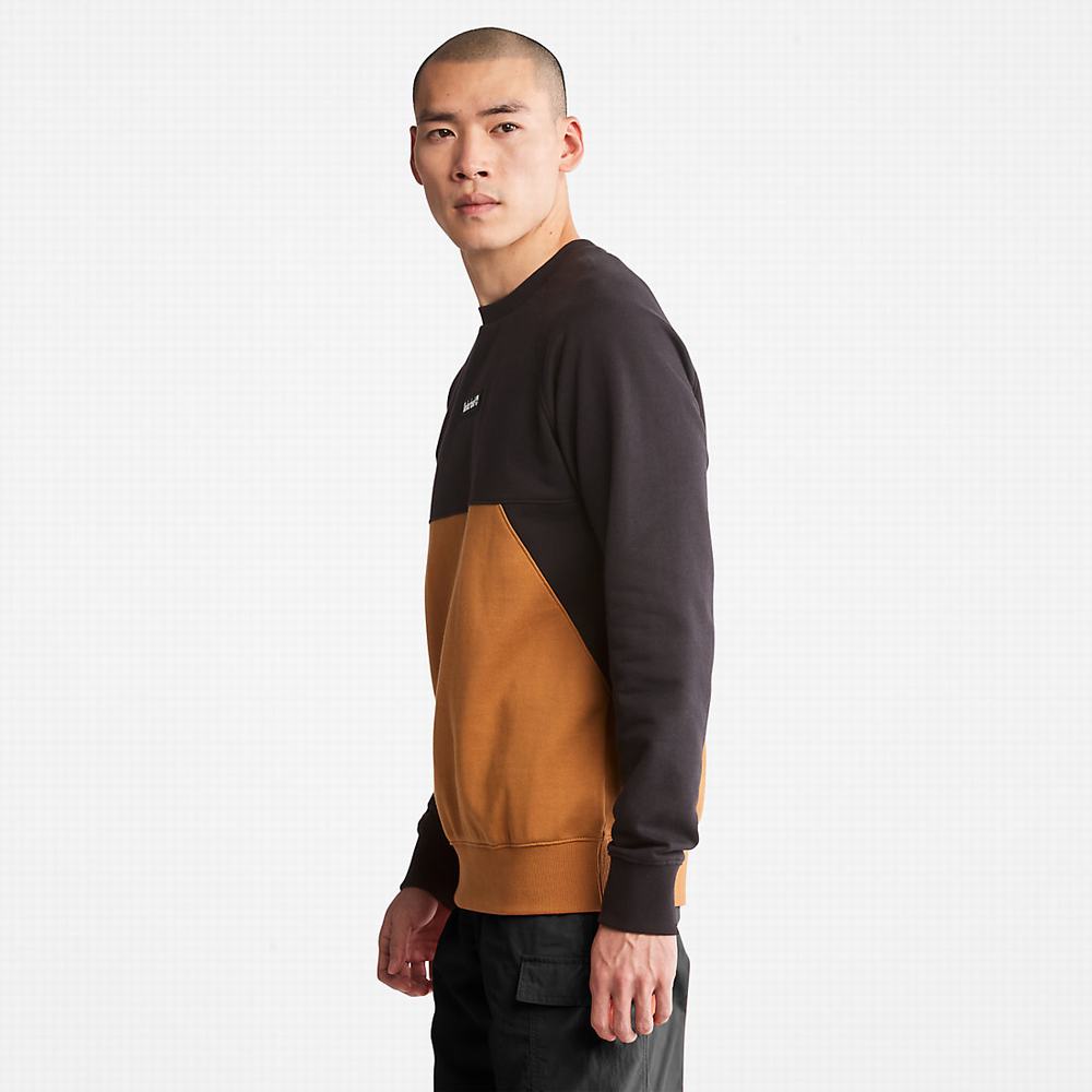 Pánské Mikiny Timberland Cut-and-sew Černé | TI86412-034