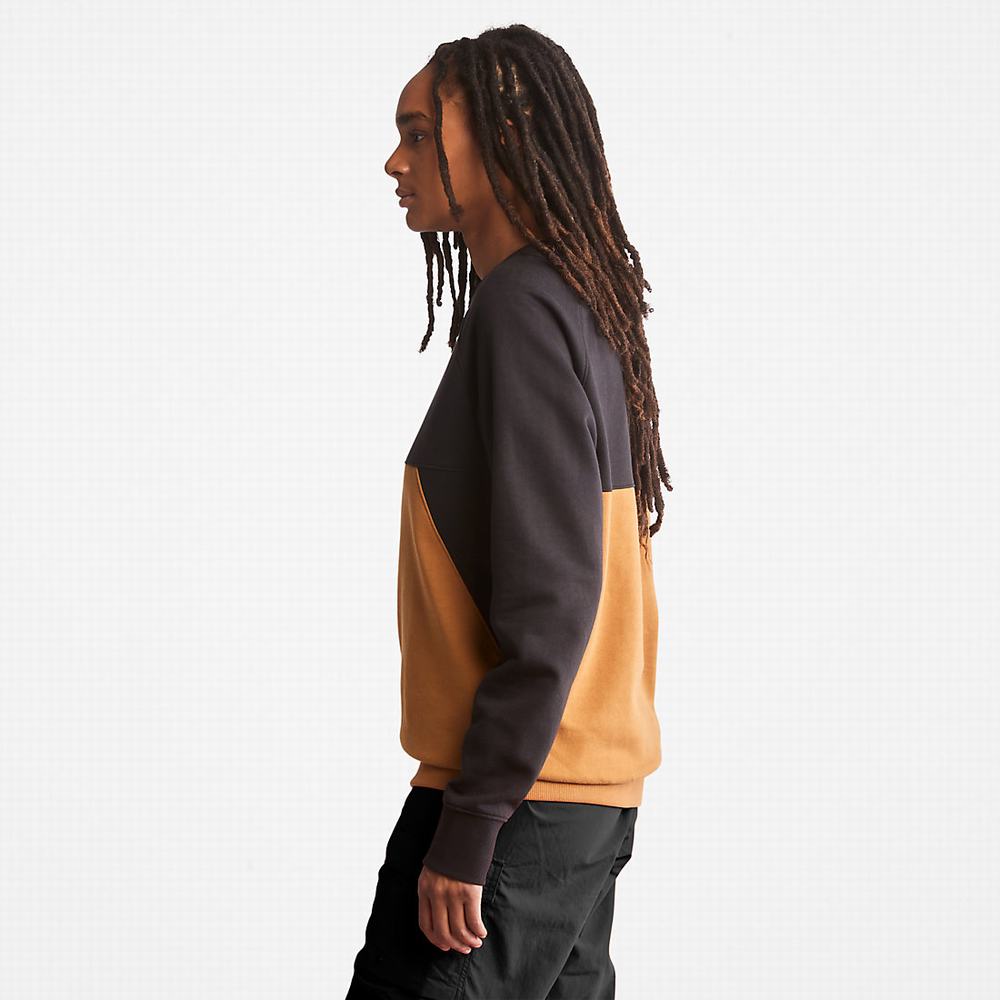 Pánské Mikiny Timberland Cut-and-sew Černé | TI86412-034
