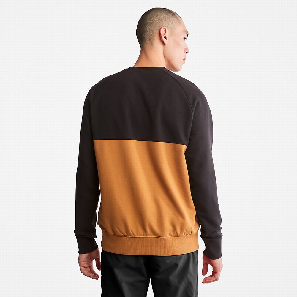 Pánské Mikiny Timberland Cut-and-sew Černé | TI86412-034