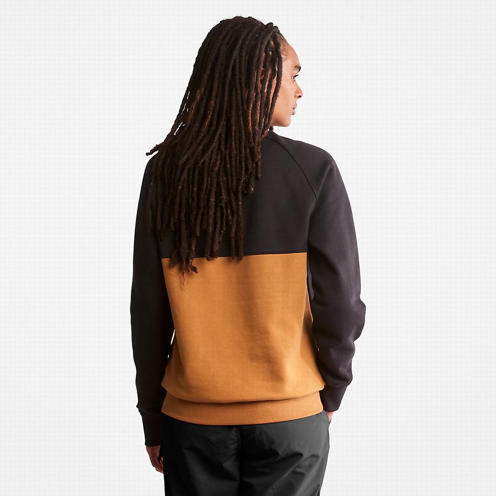 Pánské Mikiny Timberland Cut-and-sew Černé | TI86412-034