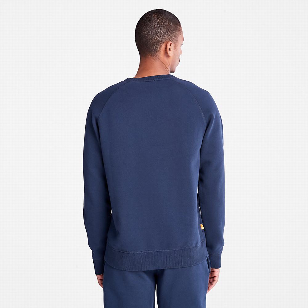 Pánské Mikiny Timberland Exeter River Tmavě Blankyt | TI81520-679