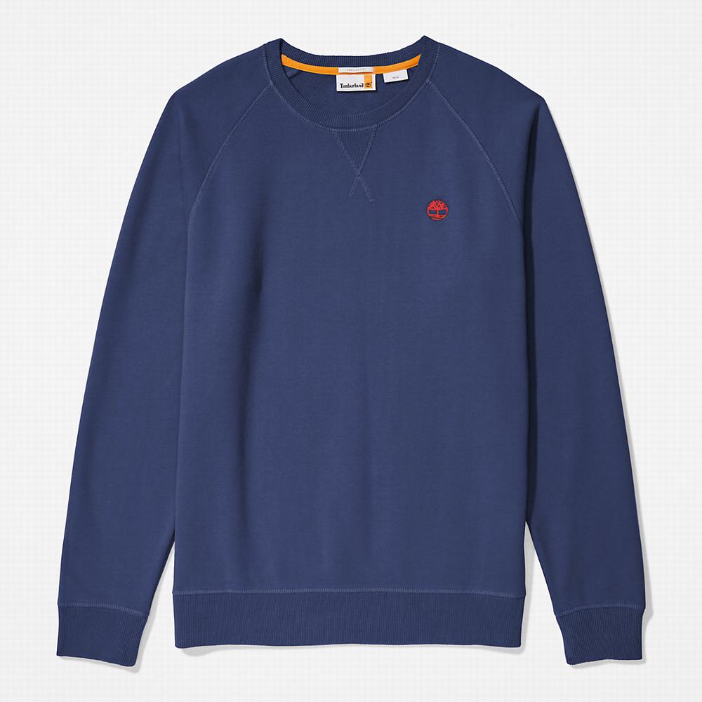 Pánské Mikiny Timberland Exeter River Tmavě Blankyt | TI81520-679