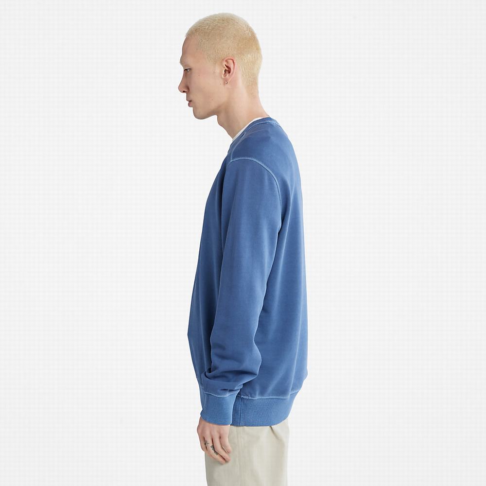 Pánské Mikiny Timberland GC Crewneck Tmavě Blankyt | TI06289-653