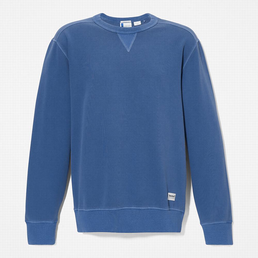Pánské Mikiny Timberland GC Crewneck Tmavě Blankyt | TI06289-653