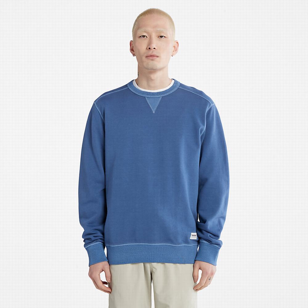Pánské Mikiny Timberland GC Crewneck Tmavě Blankyt | TI06289-653