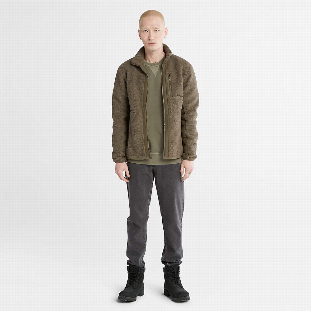 Pánské Mikiny Timberland GC Crewneck Zelene | TI94650-912
