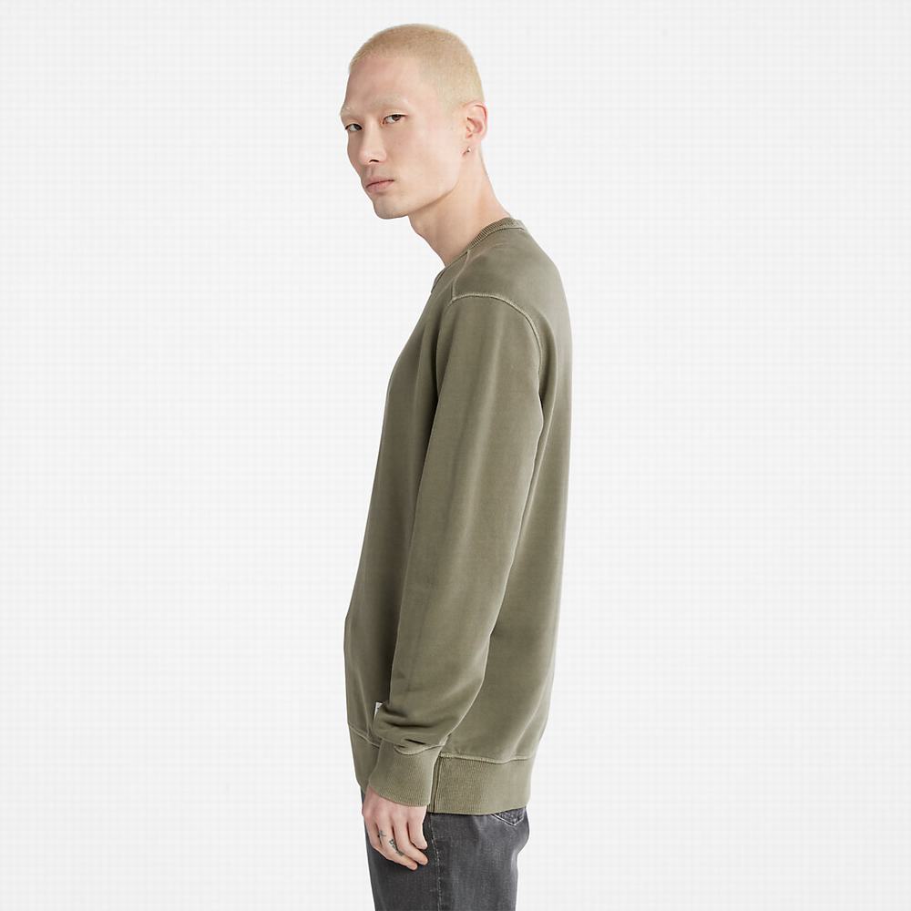 Pánské Mikiny Timberland GC Crewneck Zelene | TI94650-912