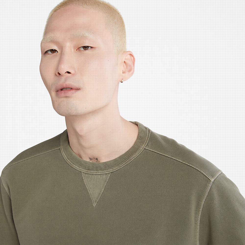 Pánské Mikiny Timberland GC Crewneck Zelene | TI94650-912