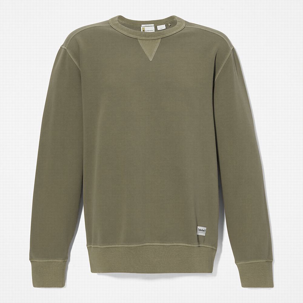 Pánské Mikiny Timberland GC Crewneck Zelene | TI94650-912