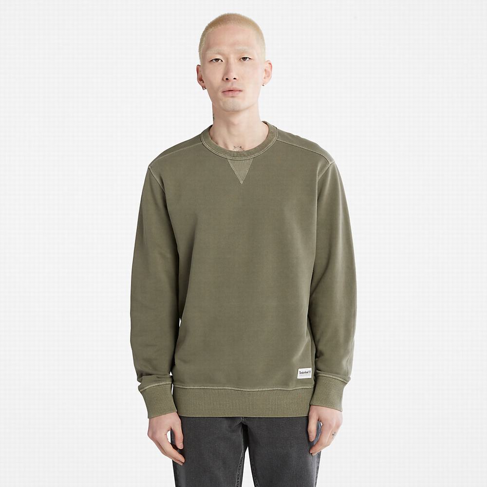 Pánské Mikiny Timberland GC Crewneck Zelene | TI94650-912