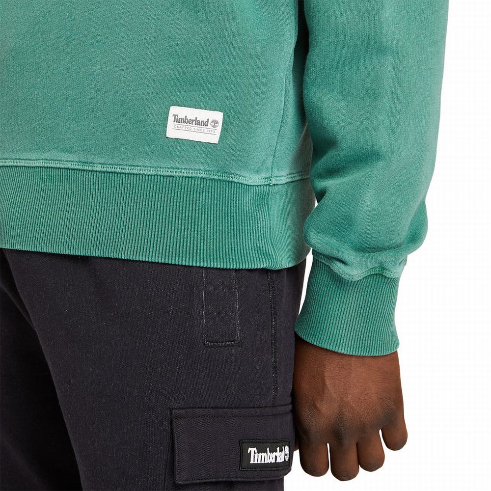 Pánské Mikiny Timberland GD the Original Zelene | TI34709-679