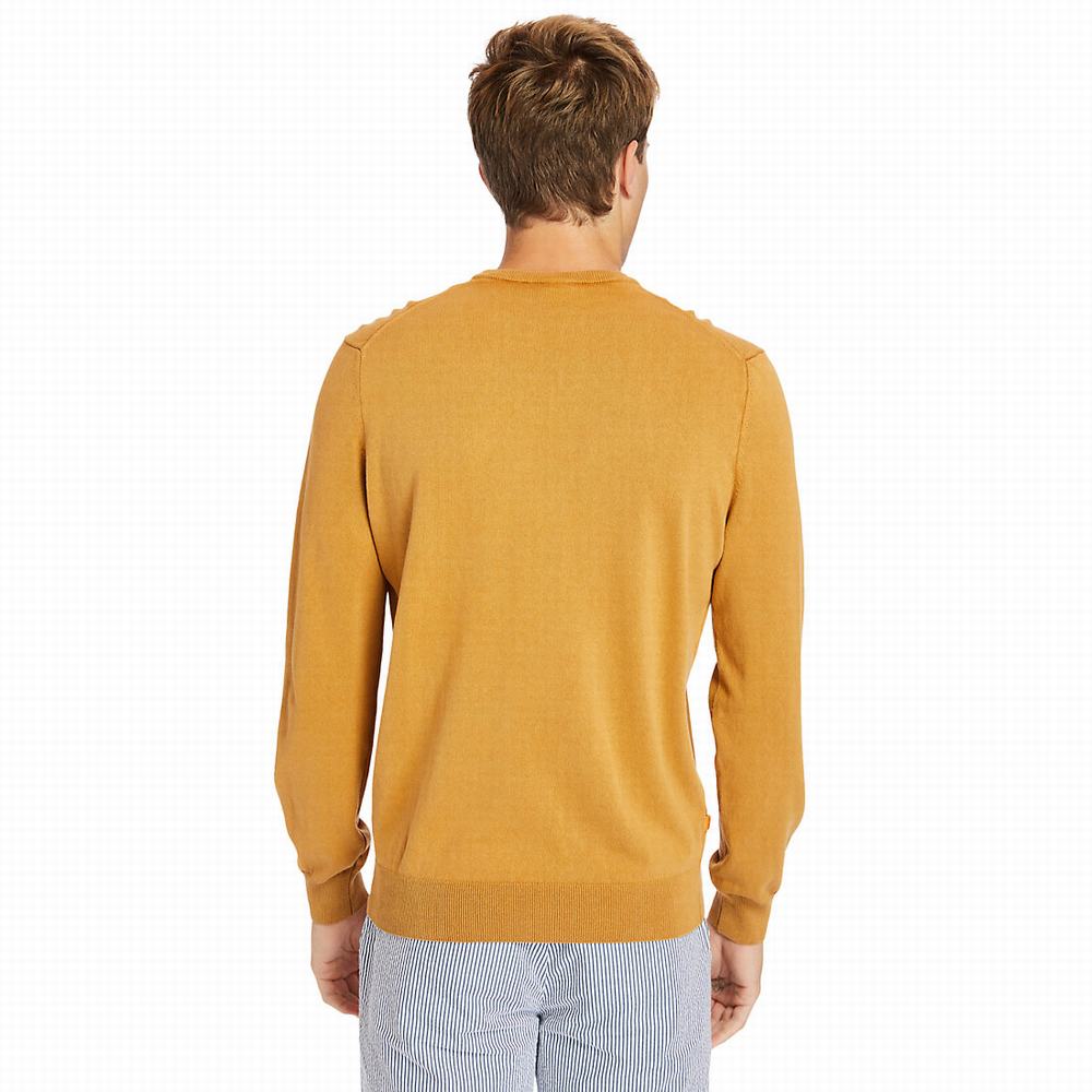 Pánské Mikiny Timberland Garment-Dyed Žluté | TI47093-148