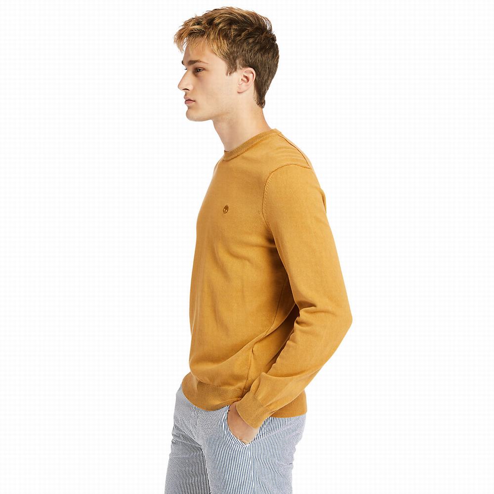Pánské Mikiny Timberland Garment-Dyed Žluté | TI47093-148