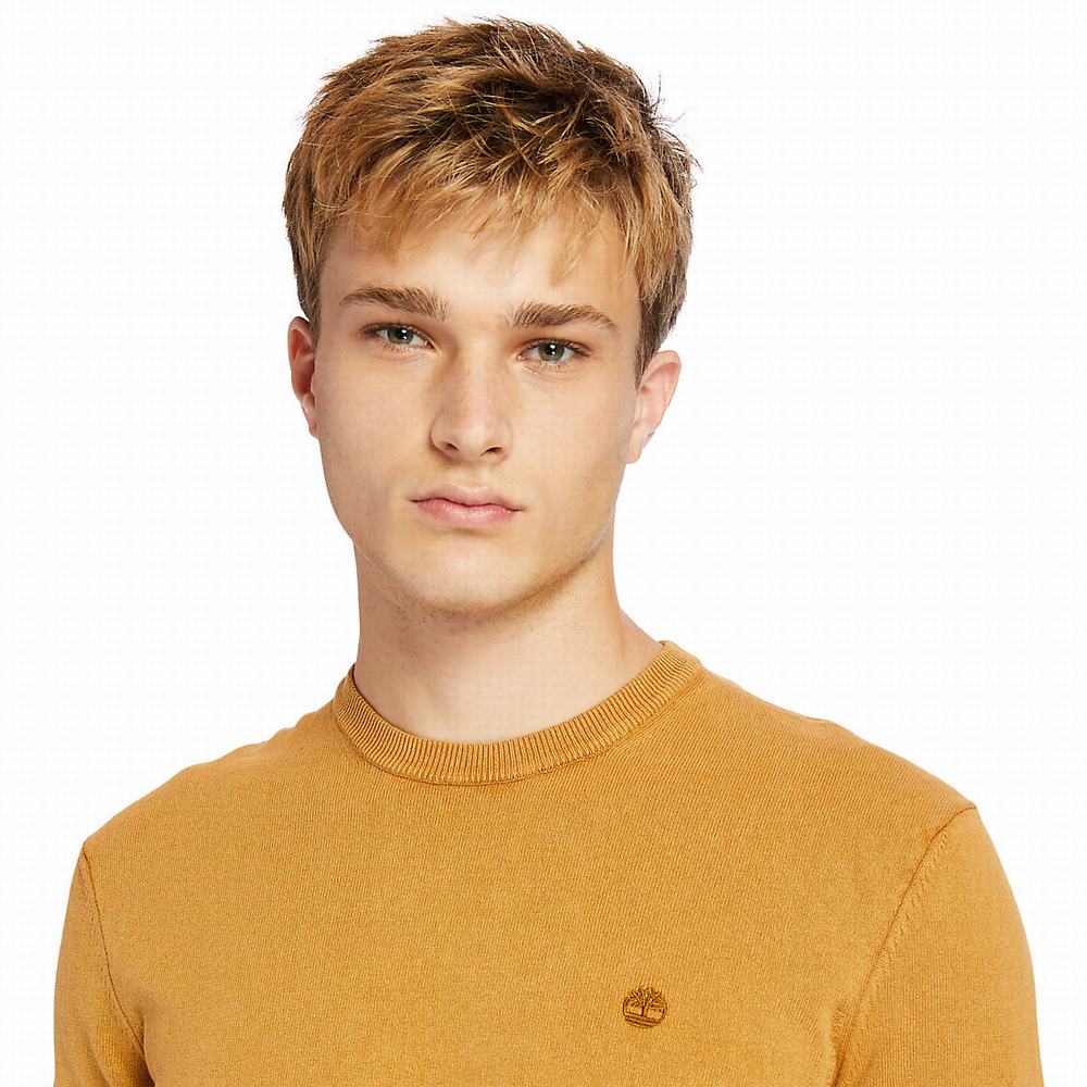 Pánské Mikiny Timberland Garment-Dyed Žluté | TI47093-148