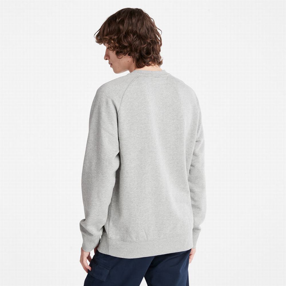 Pánské Mikiny Timberland Heritage Logo Šedé | TI96274-573