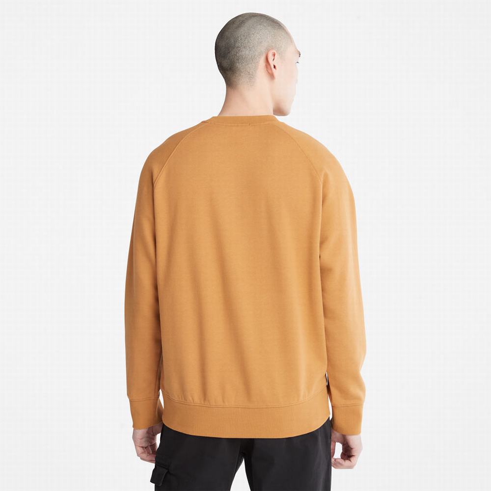 Pánské Mikiny Timberland Heritage Logo Žluté | TI68519-218