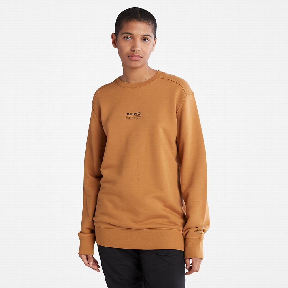 Pánské Mikiny Timberland Luxe Pohodlí Essentials Raglan Refibra™ Světle Hnědé | TI26987-492