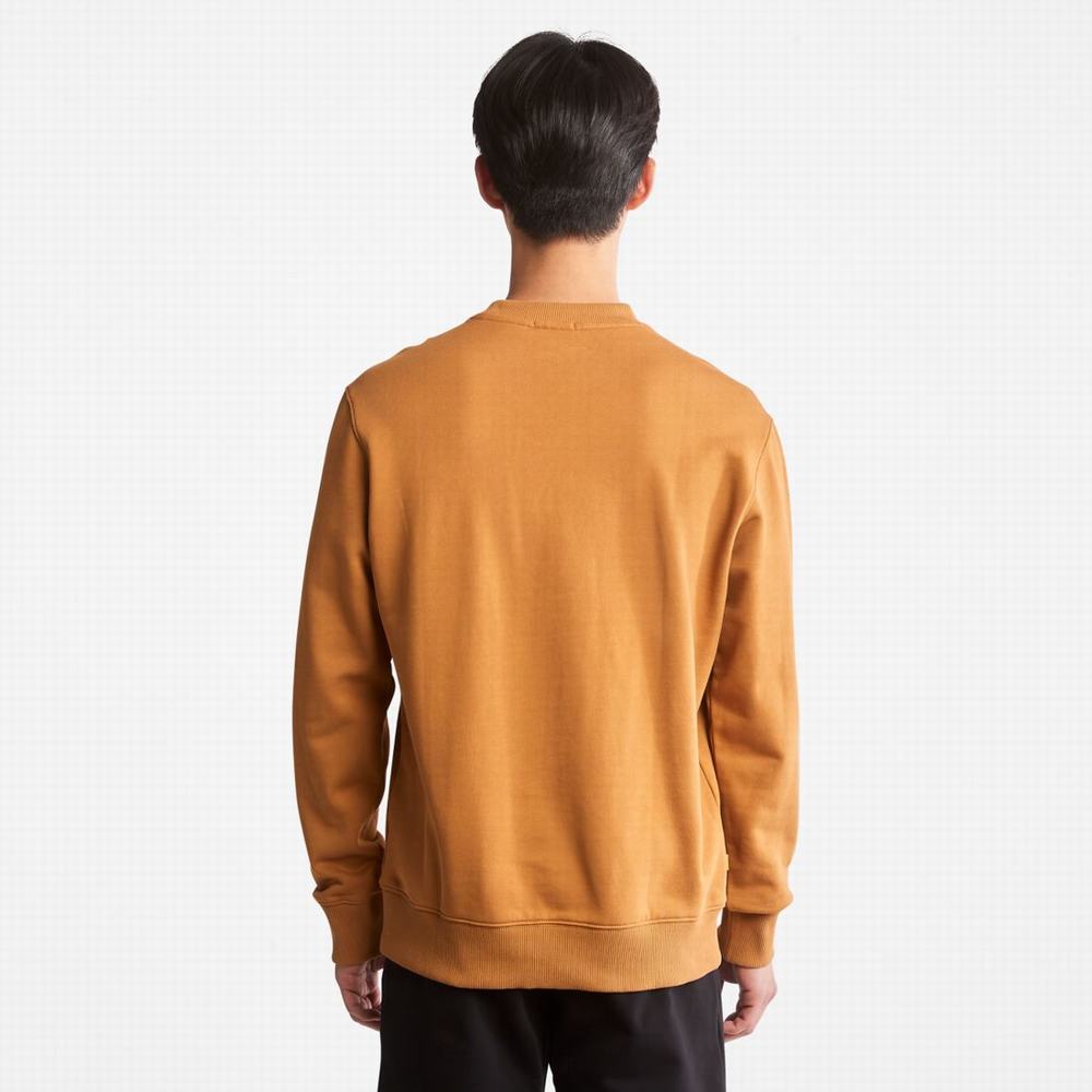 Pánské Mikiny Timberland Outdoor Heritage EK+ Crewneck Hnědé | TI31296-290