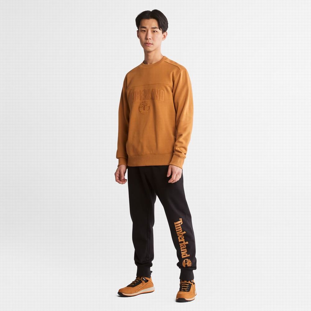 Pánské Mikiny Timberland Outdoor Heritage EK+ Crewneck Hnědé | TI31296-290