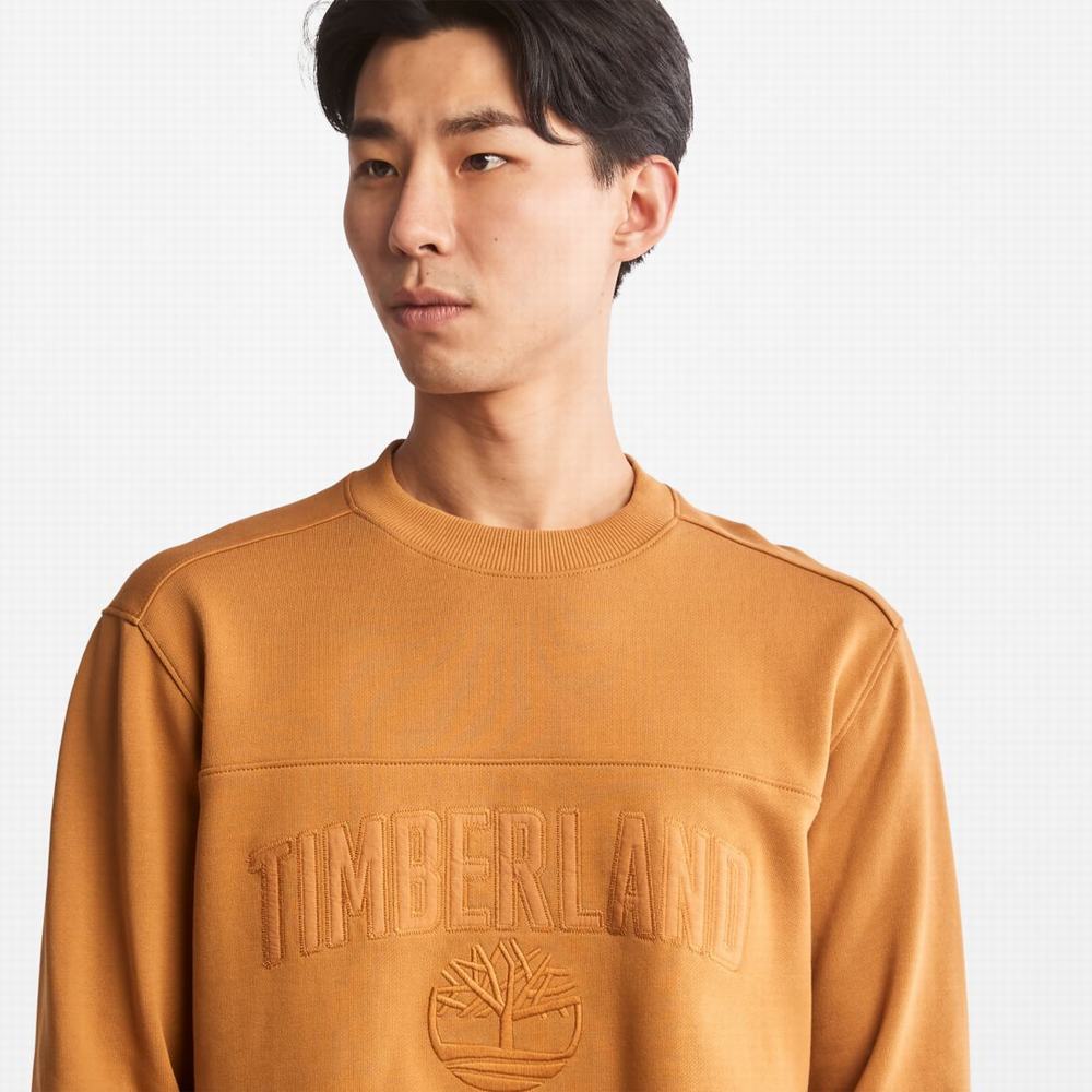 Pánské Mikiny Timberland Outdoor Heritage EK+ Crewneck Hnědé | TI31296-290